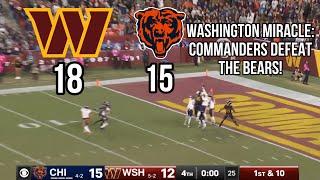 JAYDEN DANIELS WALK-OFF HAIL MARY! Commanders vs Bears Postgame Reaction