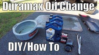 Best Oil & Filter For The Duramax & How To Change Duramax Oil Properly