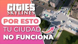 5 CLAVES para que tu CIUDAD FUNCIONE PERFECTA  Cities Skylines - Gameplay español