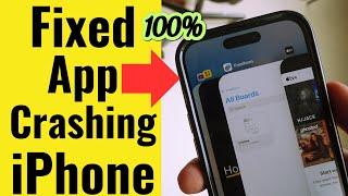 Fix Apps Crashing on iPhone after iOS 18.3.2 Update [101% Solve]