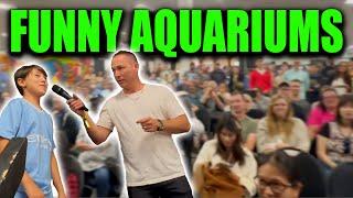 The funniest aquarium set ups EVER!!!