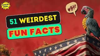 51 Mind-Blowing Weird Facts You Won't Believe are Real! | Weirdest Fun Facts | Amazing Facts