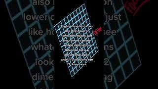 4th Dimension Explained!  #science #dimensions #universe #space