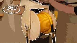 Air Hose Reel From Plywood | DIY w/ Free plans