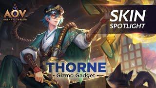 Thorne Gizmo Gadget Skin Spotlight - Garena AOV (Arena of Valor)