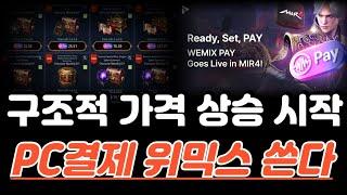 위믹스페이,PC 결제도 지원한다! 위믹스 디플레이션 가속화