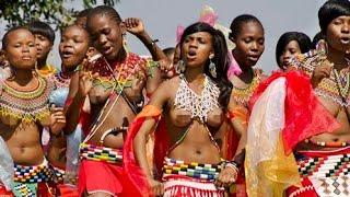 African traditional dance in zulu art