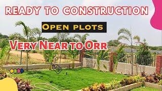 Ready to Construction Plots for sale | Very Near to ORR | Plots for sale | Dtcp Plots