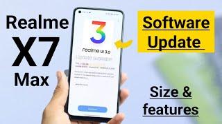 Realme X7 Max Software Update size & features #realmex7max