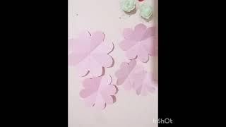 #youtubeshorts #easy Paper pink flower#Shi'sArts