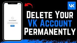 How to Delete VK Account Permanently !