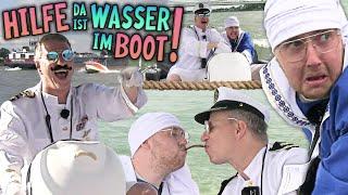 ZARBEX und SCHRADIN  AUF KOLLISIONSKURS | BOOTSTOUR auf dem RHEIN (alles geht schief)