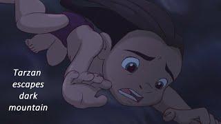 Tarzan escapes dark mountain - Tarzan 2 (HD)