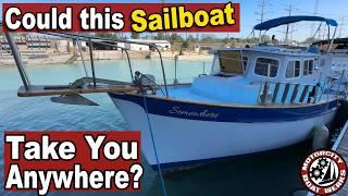 Could this Sailboat take you anywhere? | FULL TOUR | Fales Navigator 32 (Ep97)