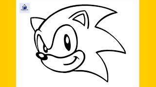 Cum Sa Il Desenezi Pe SONIC | Usor Pas cu Pas Tutorial pentru Incepatori