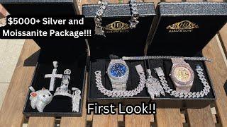 HARLEMBLING $5000+ HAUL OF MOISSANITE AND SILVER JEWELRY (First Look)