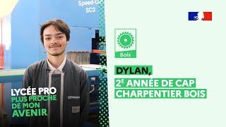 #LycéePro - Dylan, élève en 2e année CAP charpentier bois