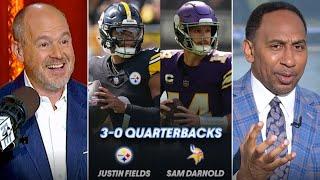 "UNDEFEATED" Team to get got on the road: Vikings or Steelers? - Rich Eisen breaks down NFL Week 4