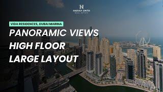 4 Bedroom High Floor Apartment With Panoramic Views in Vida Residences, Dubai Marina