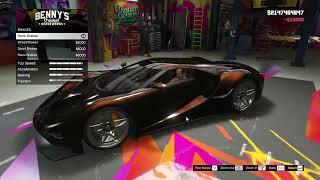 GTA V: Vapid FMJ Transformation (Ford GT) At Benny's Garage!