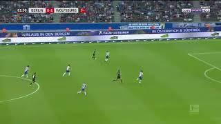 Wolfsburg vs hertha Berlin all goals