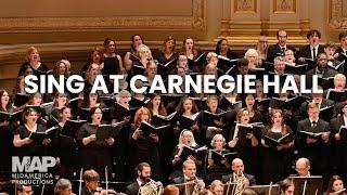 Sing at Carnegie Hall