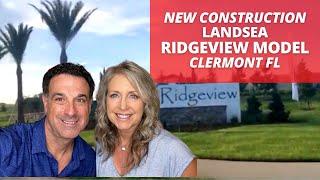 Clermont Fl Homes for Sale | Ridgeview Homes |Landsea Builder | New Construction| Exbury Model Tour