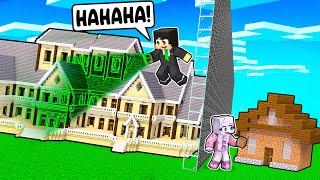 Am Trollat-o Cu *HACK* La Construit pe Minecraft!