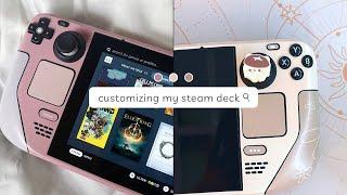 customizing my steam deck | changing my steam deck skin 