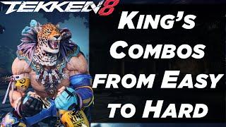 King Tekken 8 Combos from Easy to Hard Season 1- Inputs included