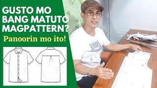 BASIC POLO SHIRT PATTERN TUTORIAL | Tagalog