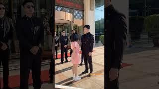 hậu trường quay phim 100块男神 - 于龙 & 杨咩咩 ​​​