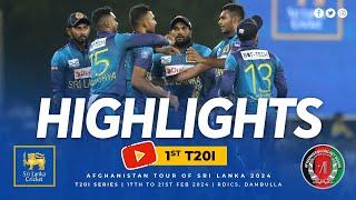 A Dramatic Victory | 1st T20I Highlights | Sri Lanka vs Afghanistan