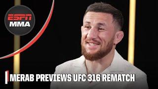 Merab Dvalishvili is excited to test the '70% better' Sean O'Malley at UFC 316 | ESPN MMA