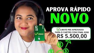 NOVÍSSIMO CARTÃO DE CREDITO APROVA EM MINUTOS SEM BUROCRACIA!