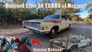 Ford Galaxie XL Parked and FORGOTTEN 38 Years Ago! Lets get it Back on the Road!!!