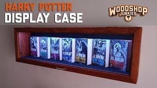 Making A Display Case With LEDs For My Brothers Harry Potter Book Collection