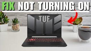 TUF Gaming A15 Not Turning On - How To Fix