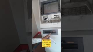 Money debited from bank account But cash not received from ATM Machine #shorts #ATM