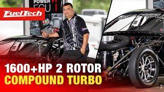 1670hp compound turbo 2 rotor powered by FuelTech!