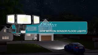 Motion Sensor | Olafus 55W LED Security Light