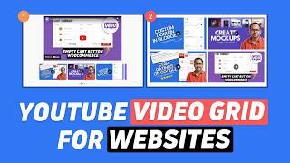 YouTube Video Grid For Website