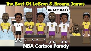 How LeBron got Bronny to the Lakers Cartoon Parody. The Best of Pa-Pah & Son.