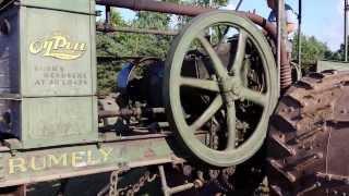 1913 rumley oil pull model f threshing