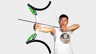 How to make a bow and arrow with bicycle wheels