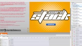 How to edit the Storyline Card Stack Game