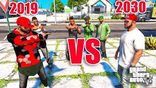 future Franklin Vs  Past Franklin: The Ultimate Battle  Time Travelling In Gta5! Telugu