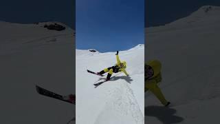 Летом на лыжах #völkl #skigear #фрирайд #skiing #skiingstunts