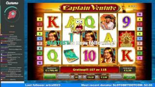 Captain Venture - Monster win - Retrigger Bonanza - Jackpot