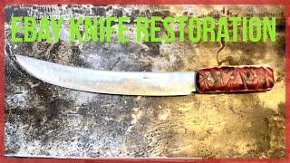 Ebay knife restoration! I learned a ton. Hope I can save you some mistakes.